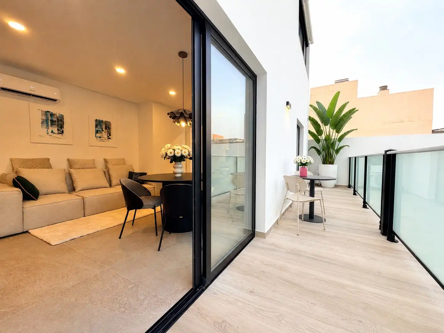 Terrassa de Apartament en venda en Los Abrigos