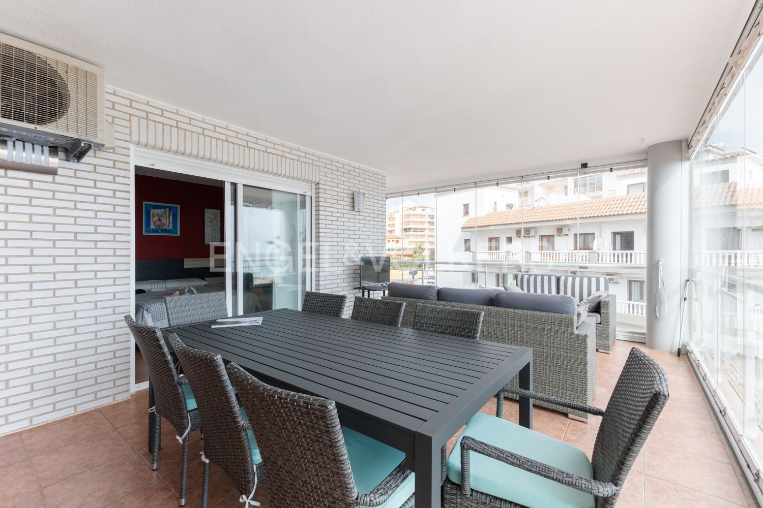 Terraza de Apartamento en venta en Peñíscola / Peníscola con Aire acondicionado, Calefacción y Terraza