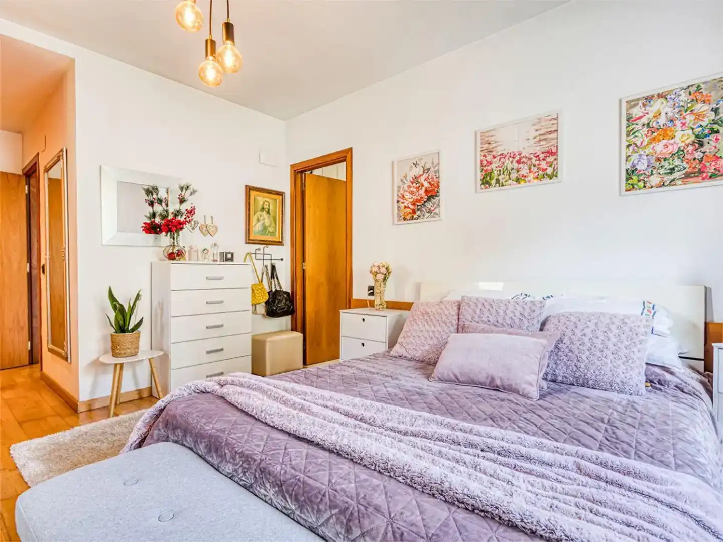 Bedroom of Flat for sale in Lloret de Mar  with Air Conditioner, Swimming Pool and Balcony