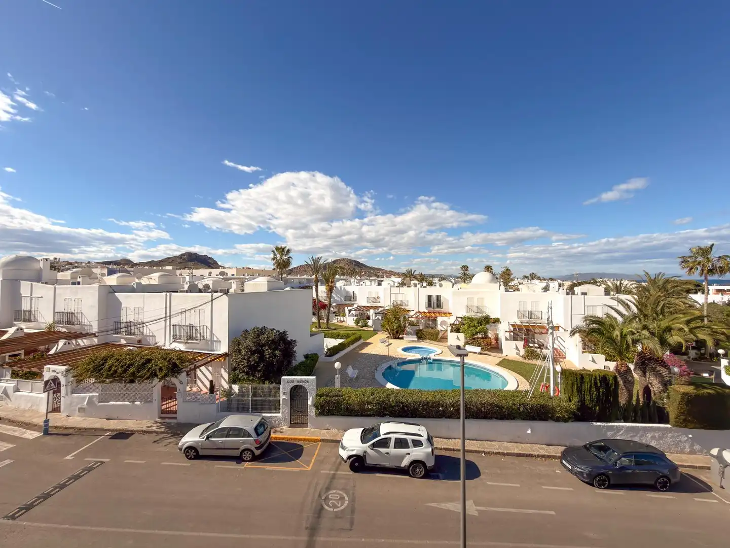 Vista exterior de Ático en venta en Mojácar con Aire acondicionado, Calefacción y Jardín privado