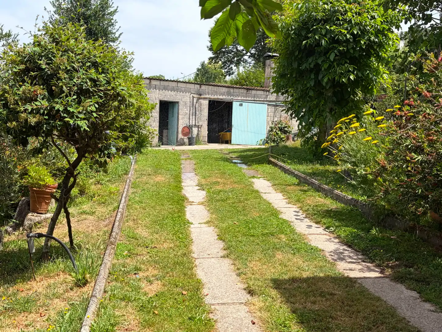 Jardí de Casa o xalet en venda en A Cañiza   amb Calefacció, Jardí privat i Parquet
