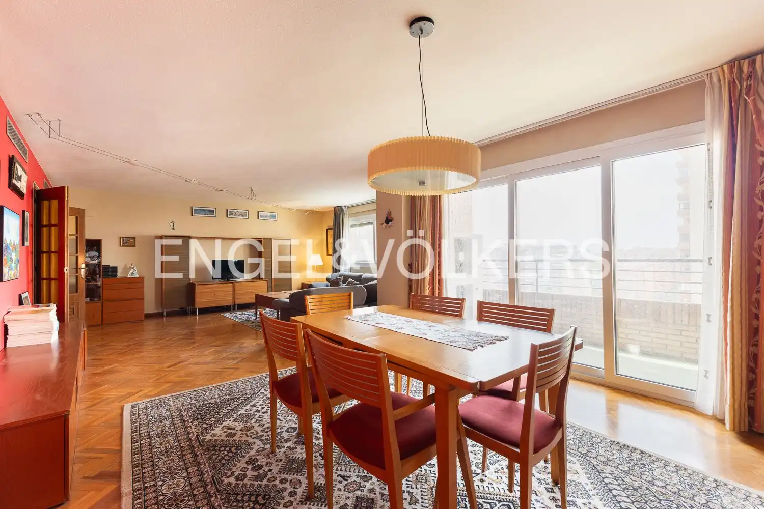 Esszimmer von Wohnung zur Miete in Valencia mit Klimaanlage, Heizung und Terrasse