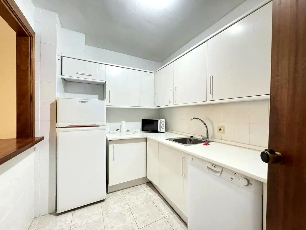 Küche von Wohnung zur Miete in Cáceres mit Klimaanlage, Terrasse und Möbliert