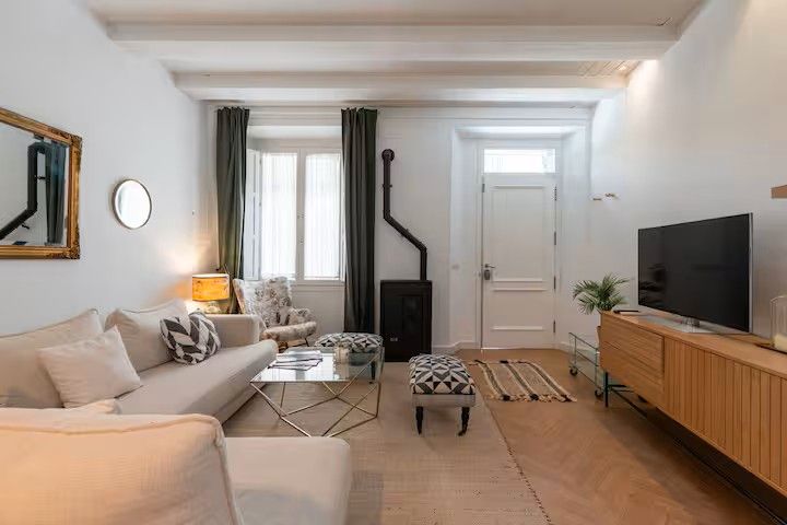Sala de estar de Casa o chalet de alquiler en  Sevilla Capital con Aire acondicionado, Calefacción y Terraza