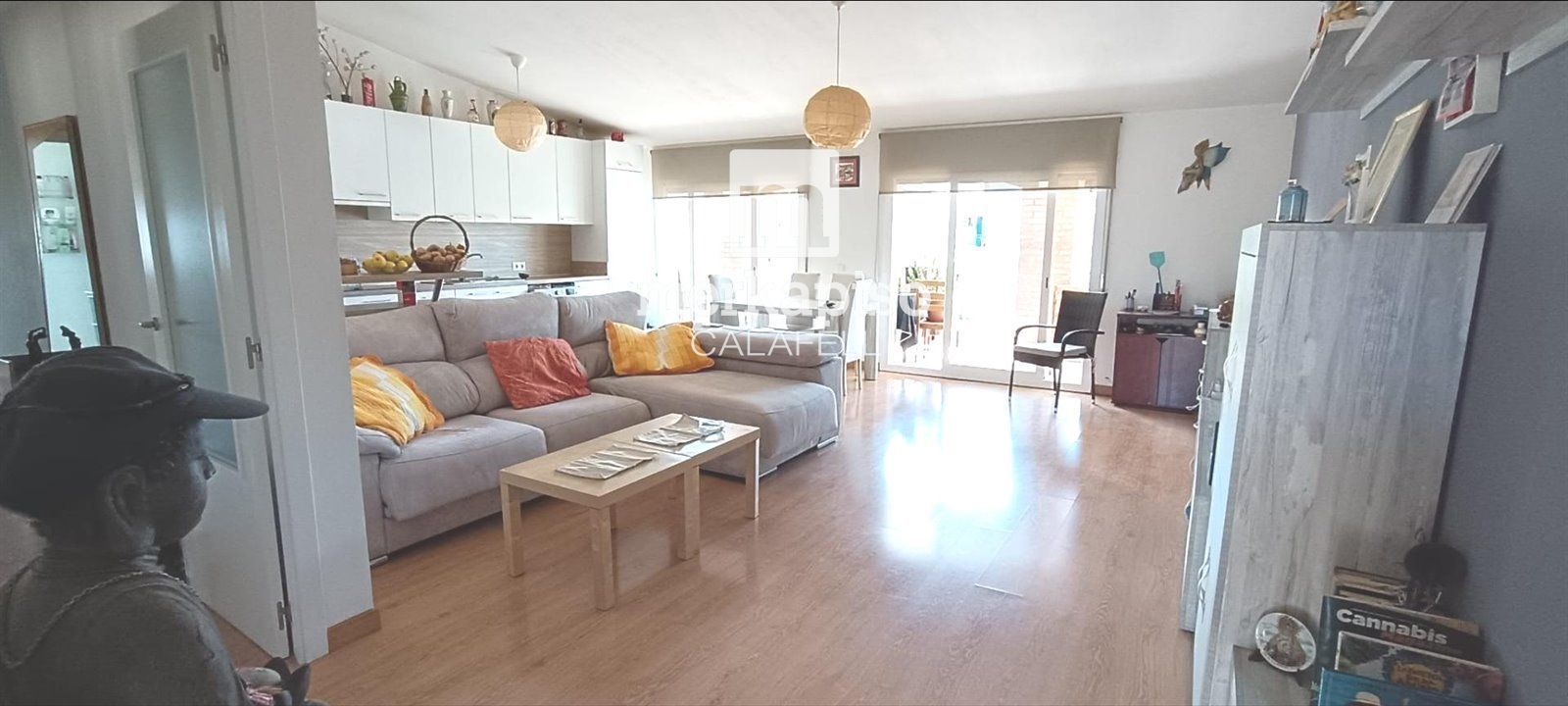 Sala de estar de Piso en venta en Calafell con Calefacción y Terraza