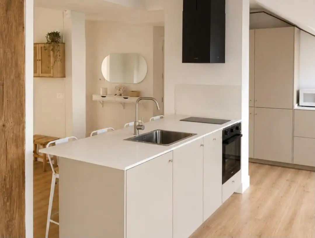 Kitchen of Flat for sale in Castro-Urdiales  with Heating, Parquet flooring and Storage room