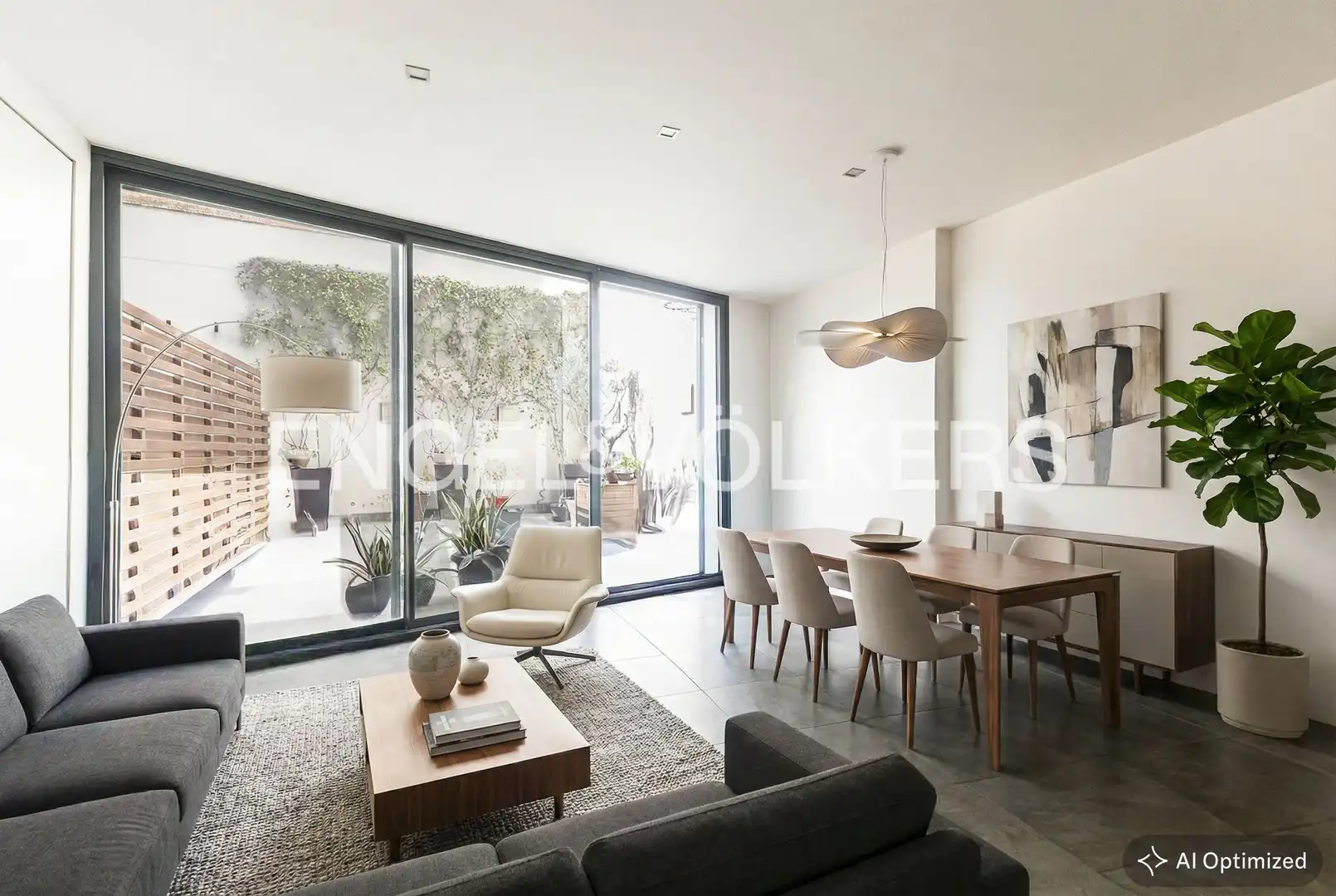 Living room of Houses for sale in Barcelona  with Air Conditioner, Heating and Private garden