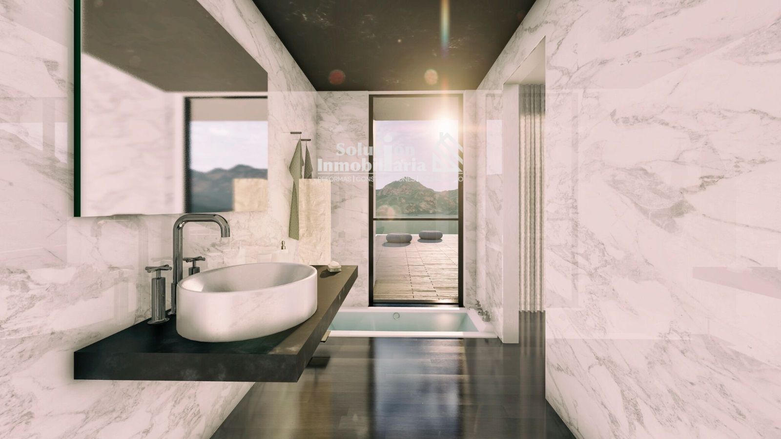 Bathroom of Single-family semi-detached for sale in Villamayor  with Air Conditioner, Heating and Terrace