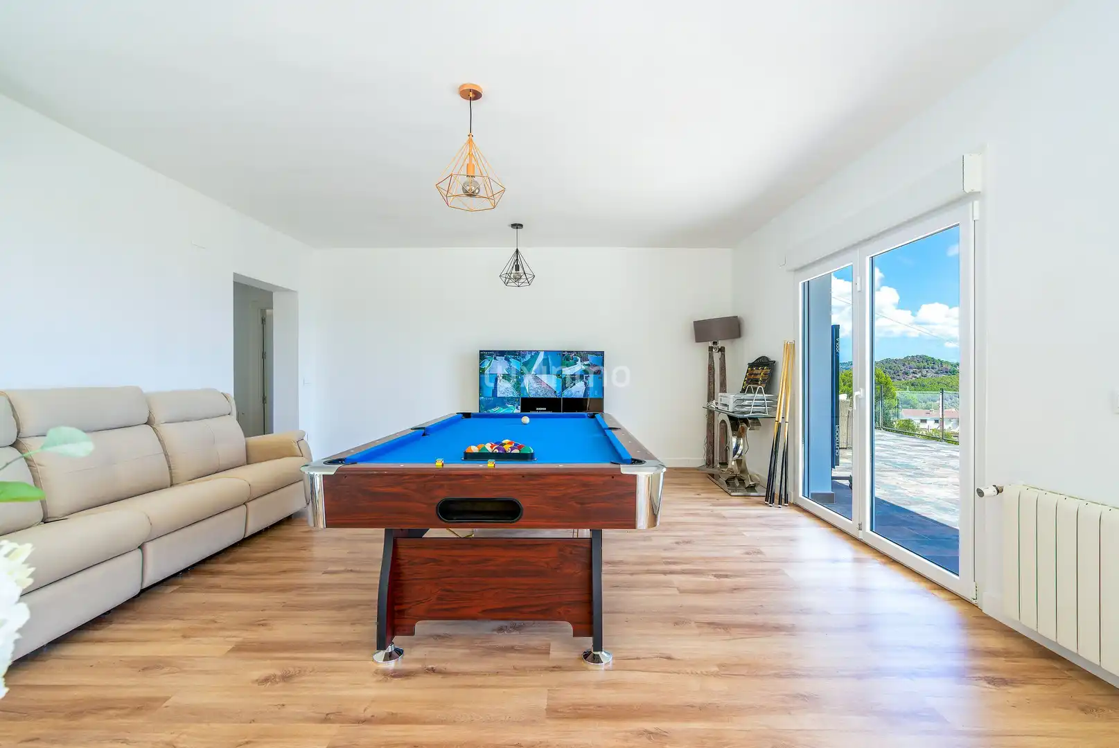 Wohnzimmer von Haus oder Chalet zum Verkauf in Calpe / Calp mit Klimaanlage, Heizung und Terrasse