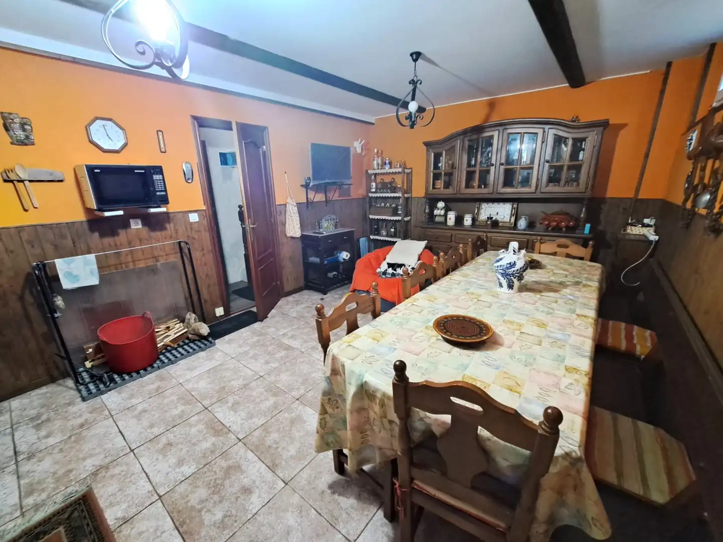 Küche von Einfamilien-Reihenhaus zum Verkauf in Zarratón mit Heizung, Terrasse und Möbliert