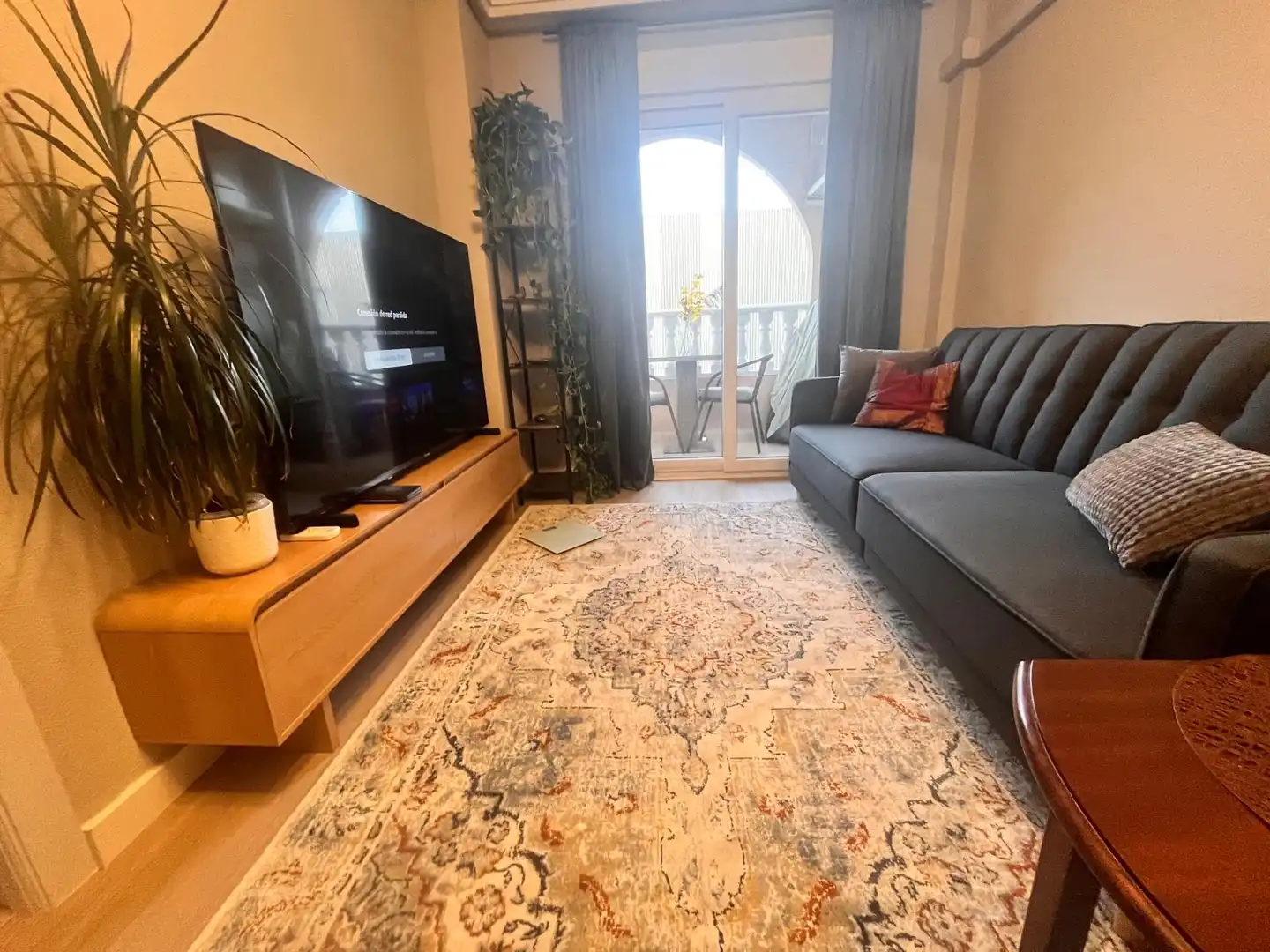 Wohnzimmer von Wohnung zum Verkauf in Torrevieja mit Klimaanlage, Terrasse und Schwimmbad