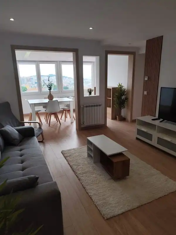 Sala de estar de Piso en venta en Vigo  con Calefacción y Trastero