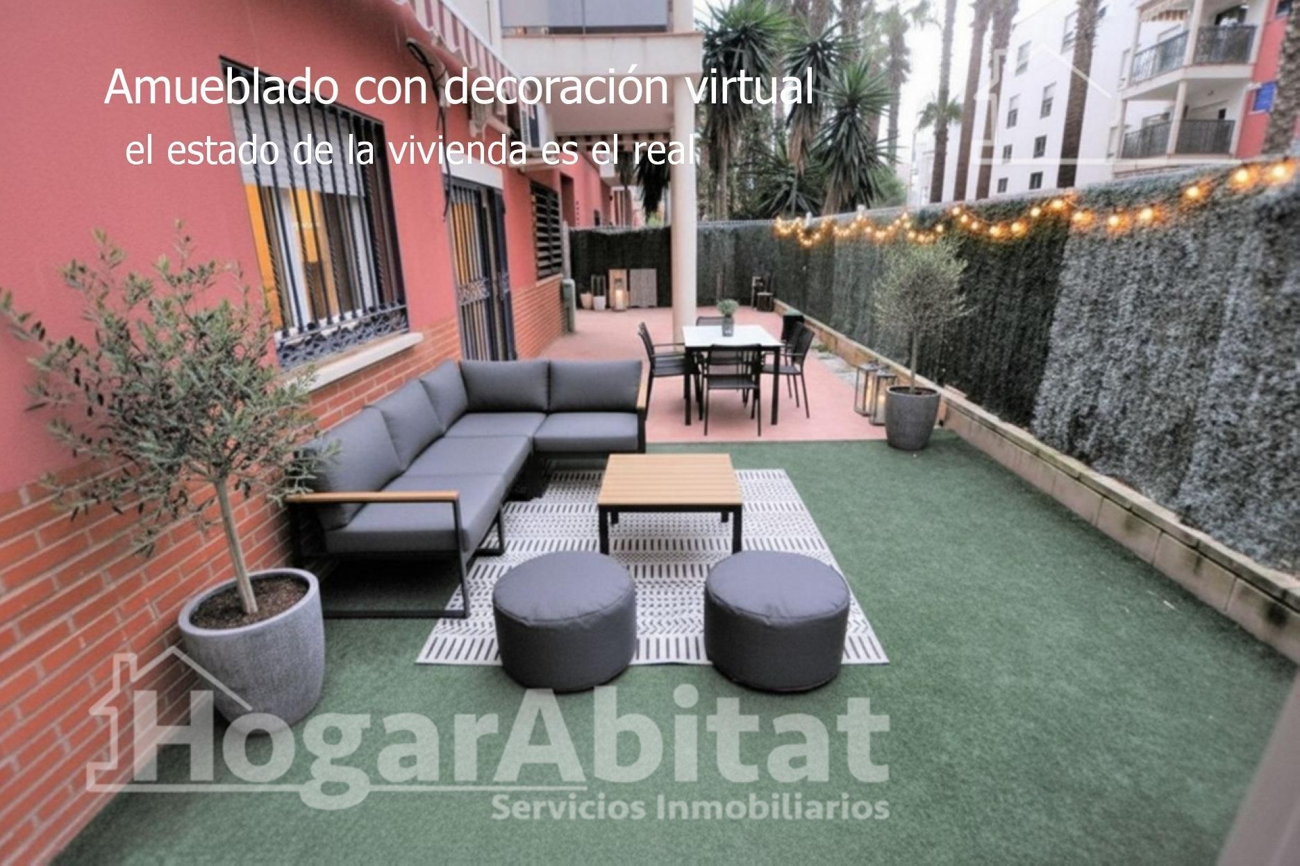 Terraza de Piso en venta en Riba-roja de Túria con Parquet, Terraza y Piscina comunitaria