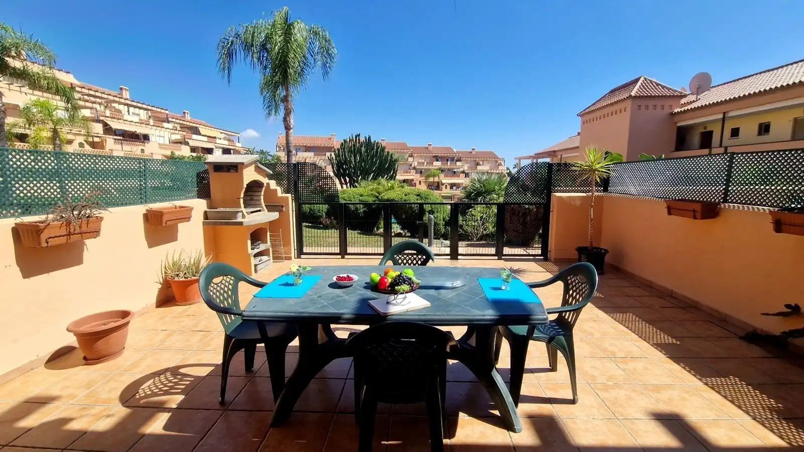 Terraza de Planta baja en venta en Mijas con Aire acondicionado, Jardín privado y Terraza