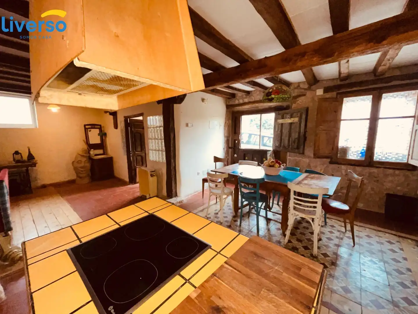 Kitchen of Houses for sale in Revillarruz  with Heating, Terrace and Furnished