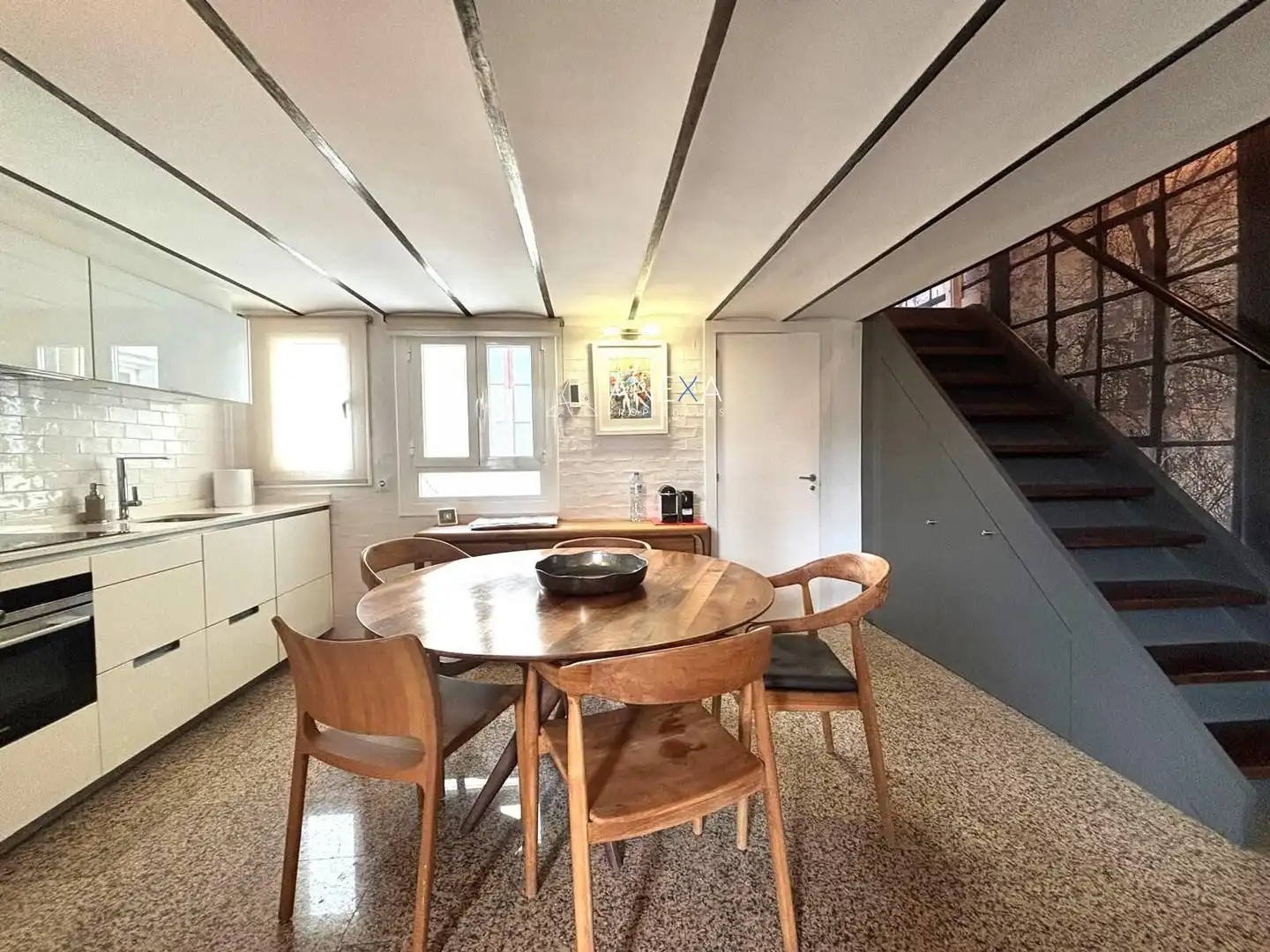 Esszimmer von Wohnung zum Verkauf in  Barcelona Capital mit Klimaanlage