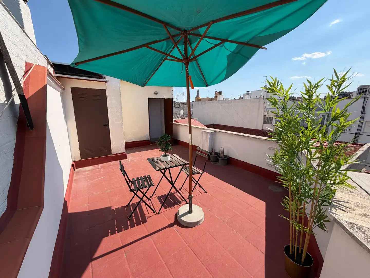 Terrasse von Wohnung zur Miete in Madrid mit Klimaanlage, Heizung und Parkett