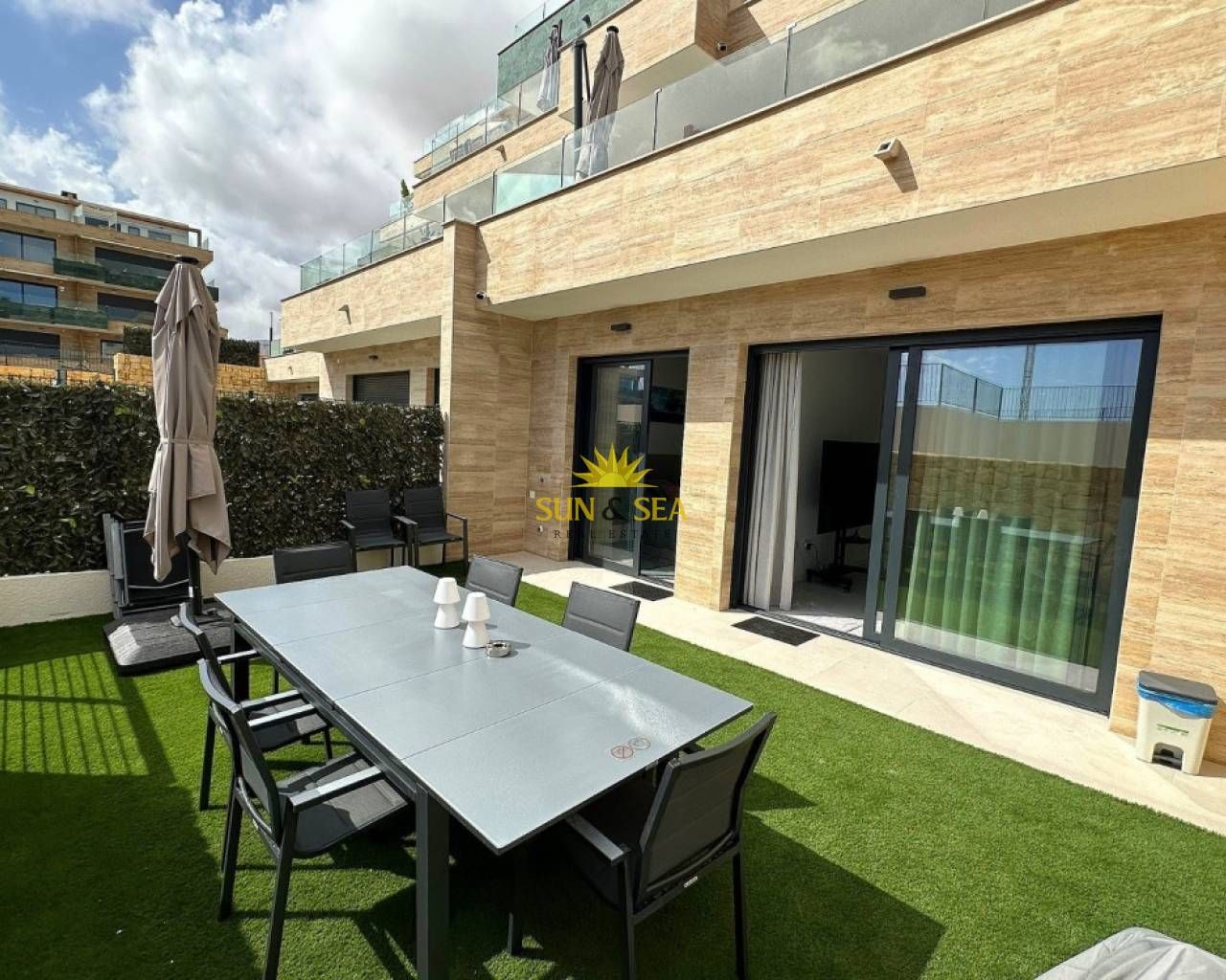 Terraza de Planta baja de alquiler en Finestrat con Aire acondicionado, Calefacción y Terraza