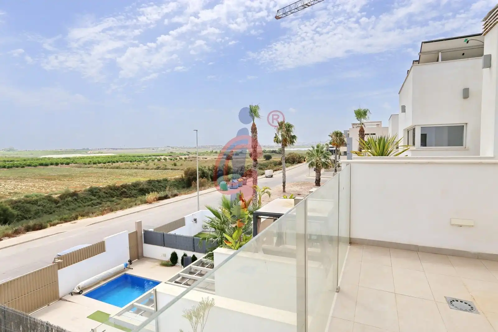 Terrassa de Casa adosada en venda en Guardamar del Segura amb Aire condicionat, Jardí privat i Terrassa