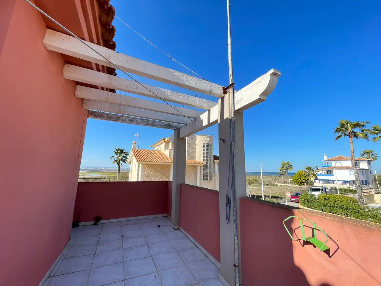 Terraza de Casa o chalet en venta en La Manga del Mar Menor con Aire acondicionado, Calefacción y Jardín privado