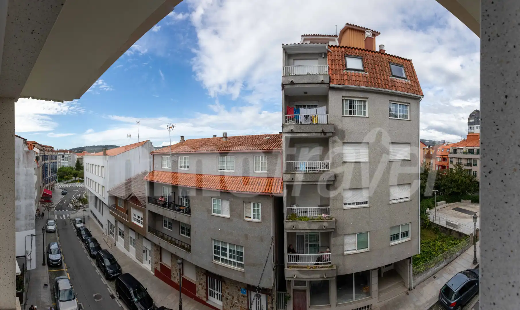 Exterior view of Flat for rent in Sanxenxo  with Heating, Parquet flooring and Furnished