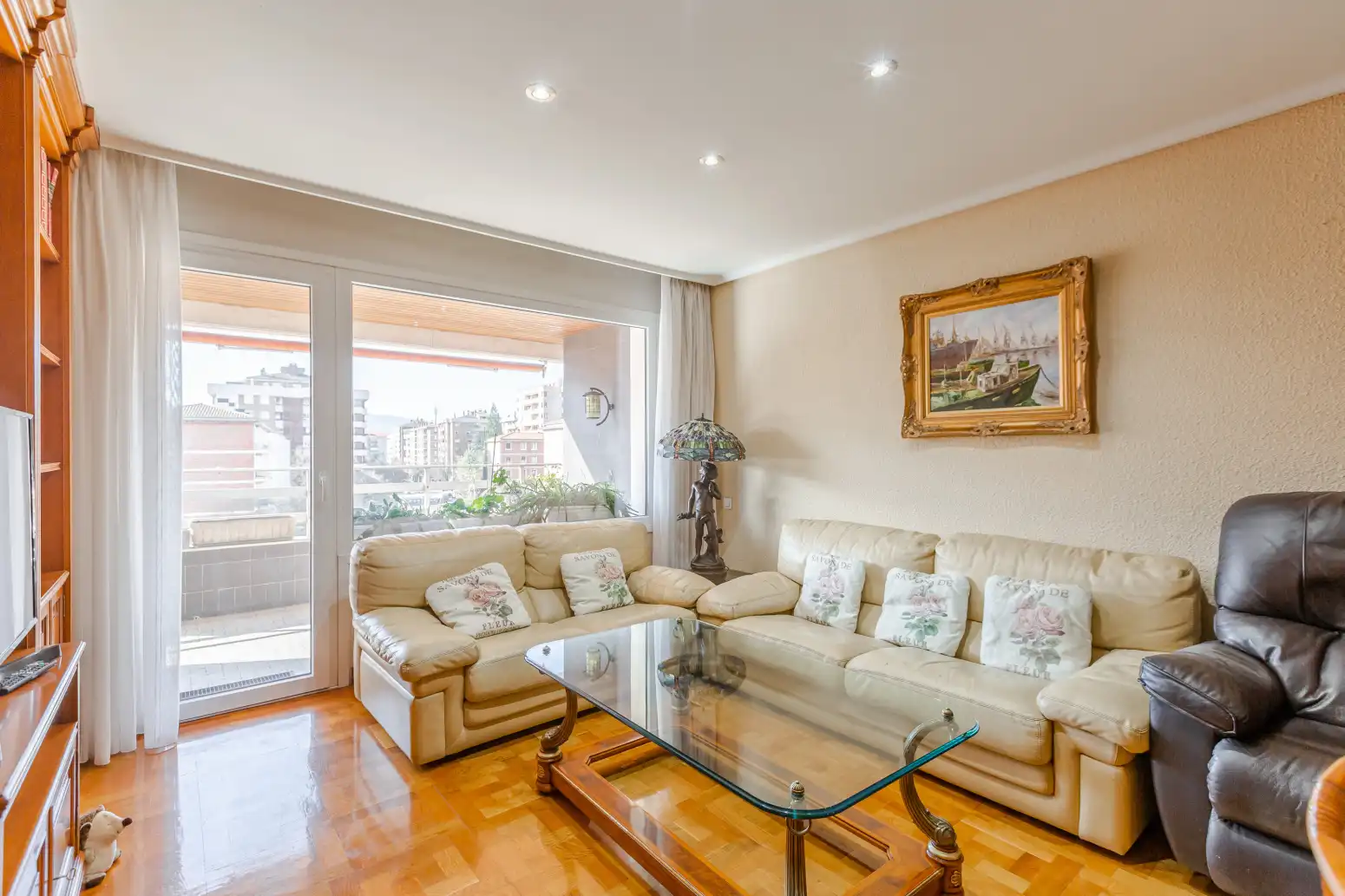 Living room of Flat for sale in  Pamplona / Iruña  with Heating and Terrace