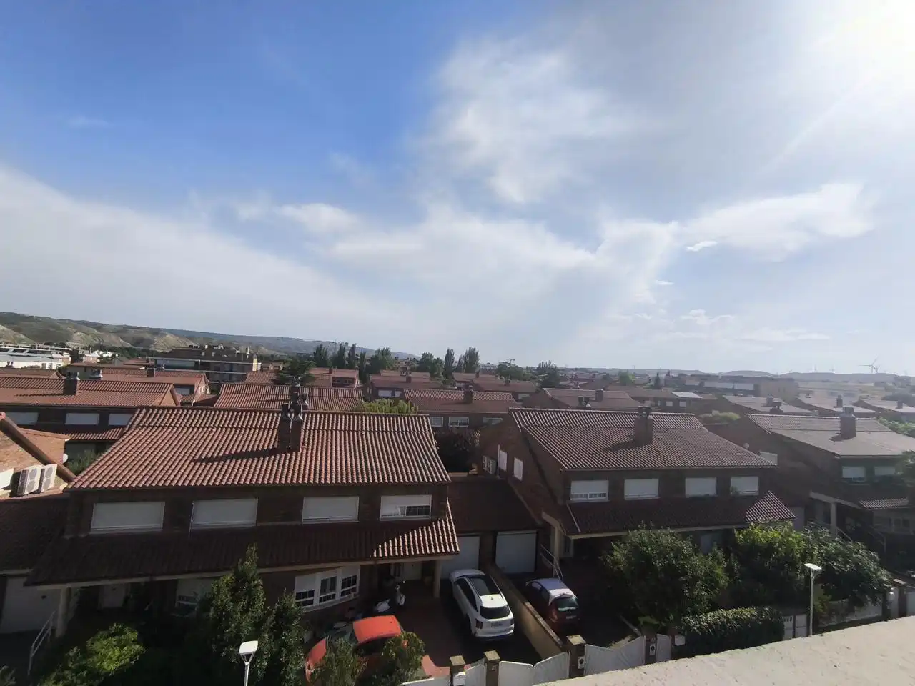 Vista exterior de Piso en venta en Cuarte de Huerva con Aire acondicionado, Calefacción y Terraza