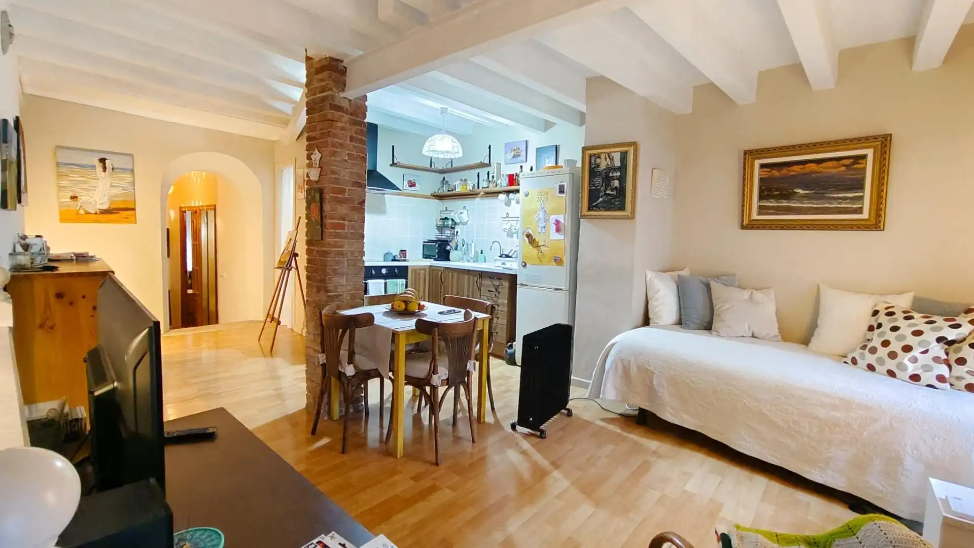 Sala d'estar de Casa adosada en venda en Tossa de Mar amb Terrassa