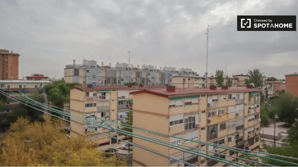 Exterior view of Flat for rent in Madrid  with Air Conditioner, Heating and Furnished