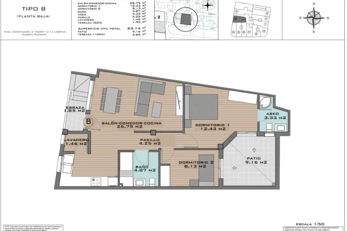 Apartment with pool for sale in Algorfa, imagen 13