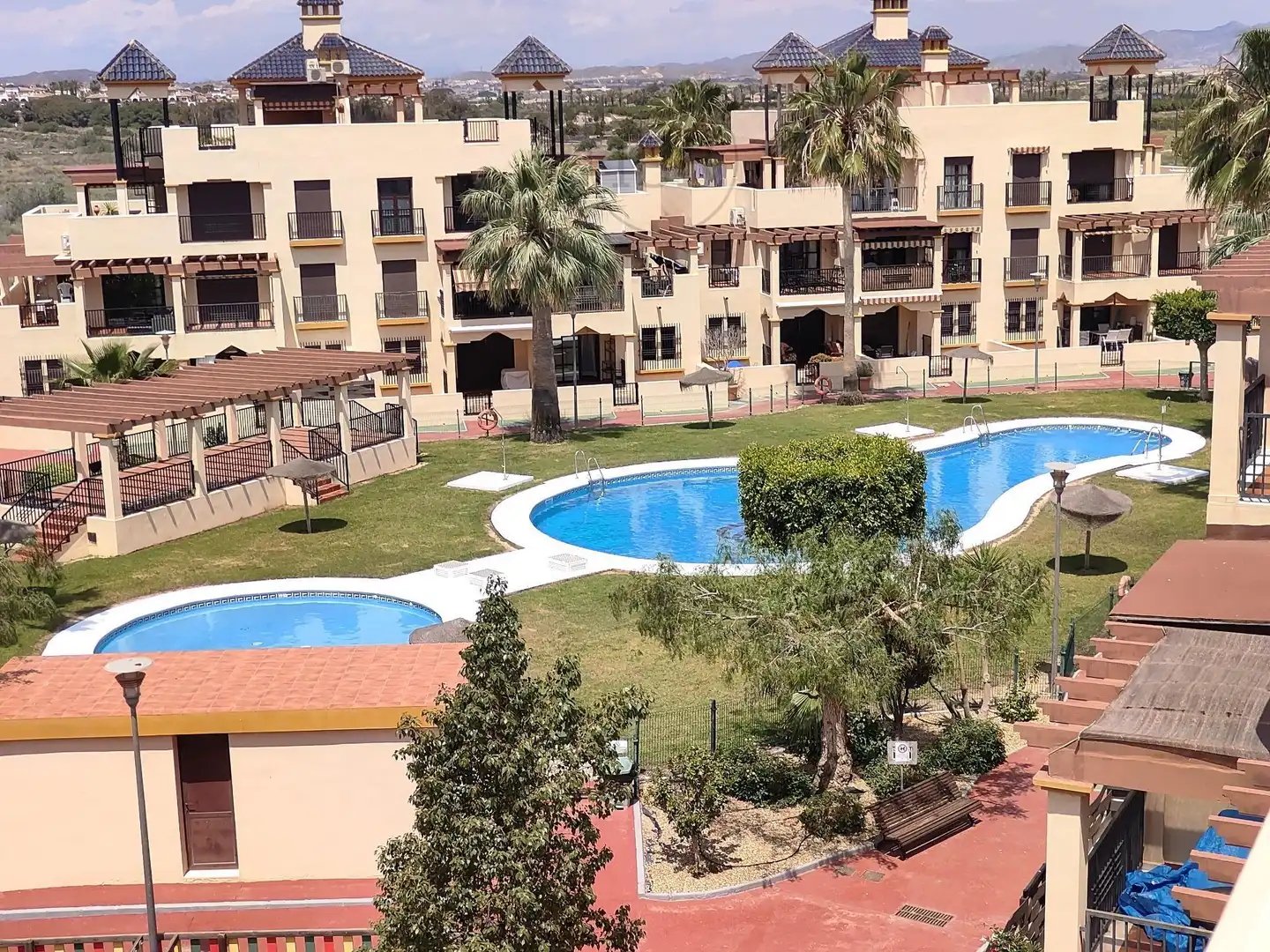 Swimming pool of Apartments for sale in Vera  with Air Conditioner, Heating and Private garden