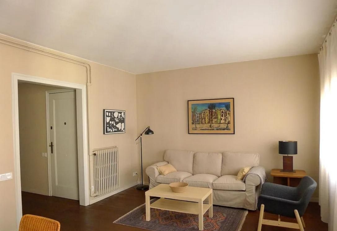 Living room of Flat to rent in Eivissa  with Air Conditioner, Heating and Parquet flooring