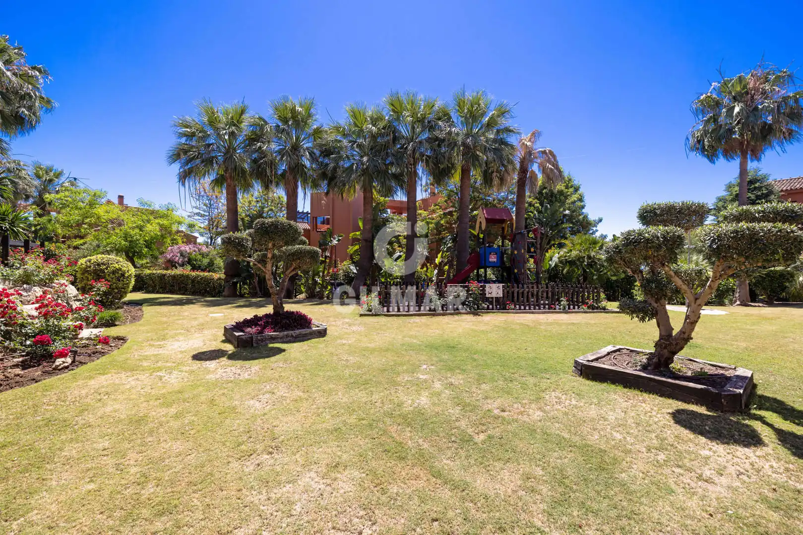 Jardín de Apartamento en venta en Estepona con Calefacción, Jardín privado y Trastero