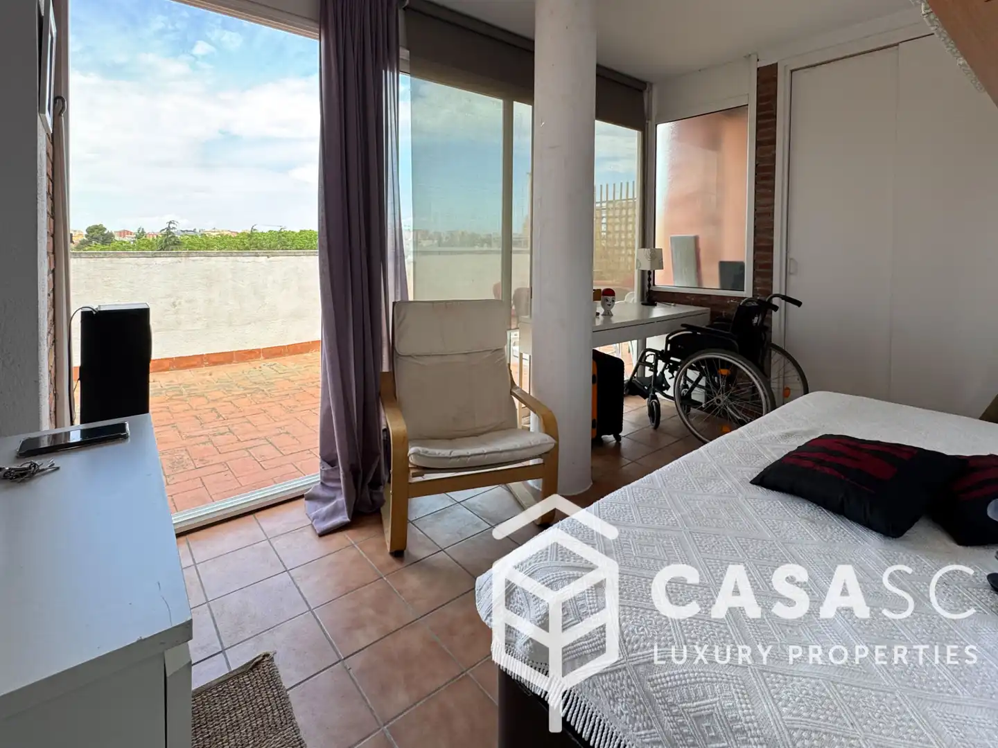 Terrace of Attic for sale in Sant Cugat del Vallès  with Air Conditioner, Heating and Parquet flooring
