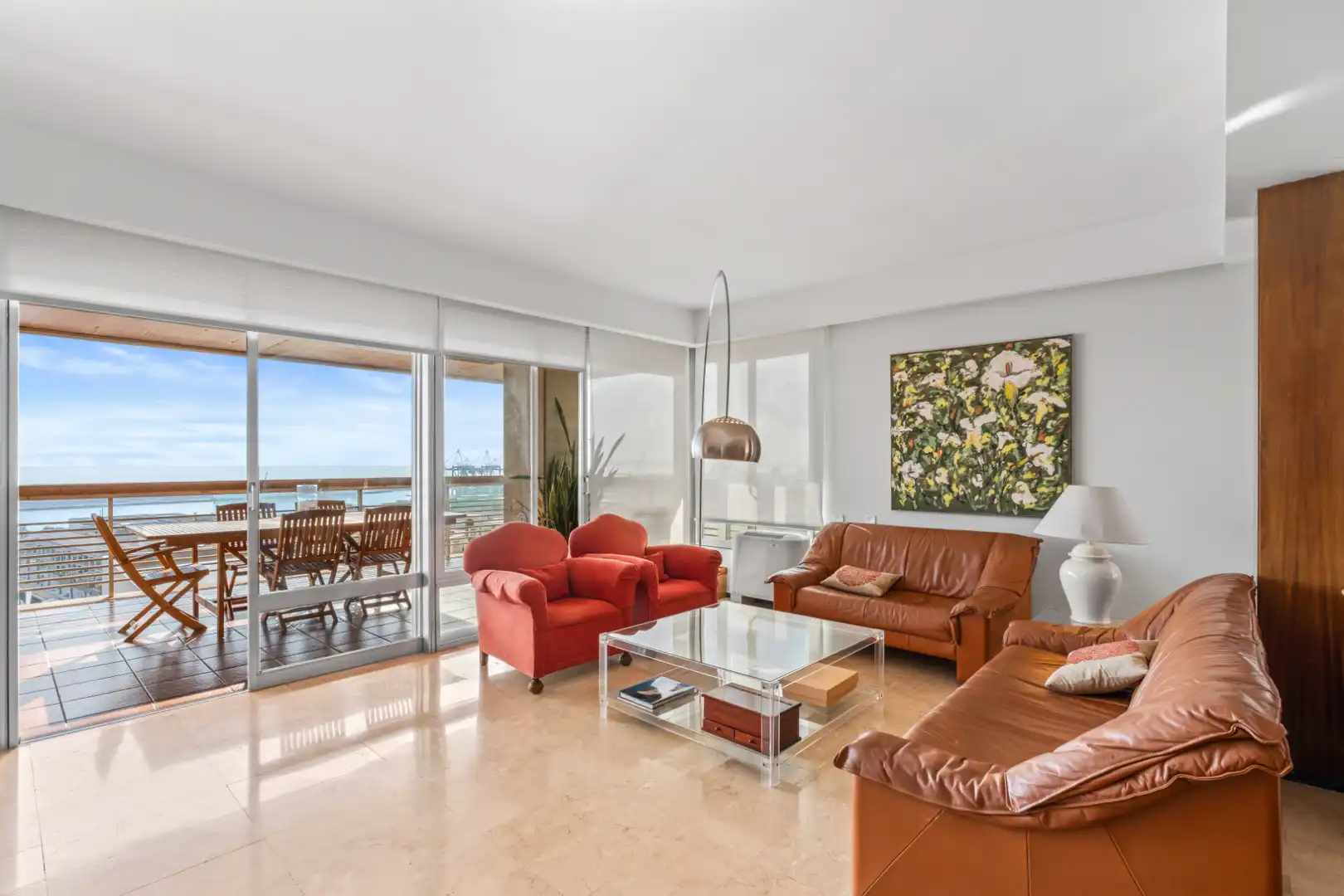 Living room of Flat for sale in Alicante / Alacant  with Air Conditioner, Heating and Terrace