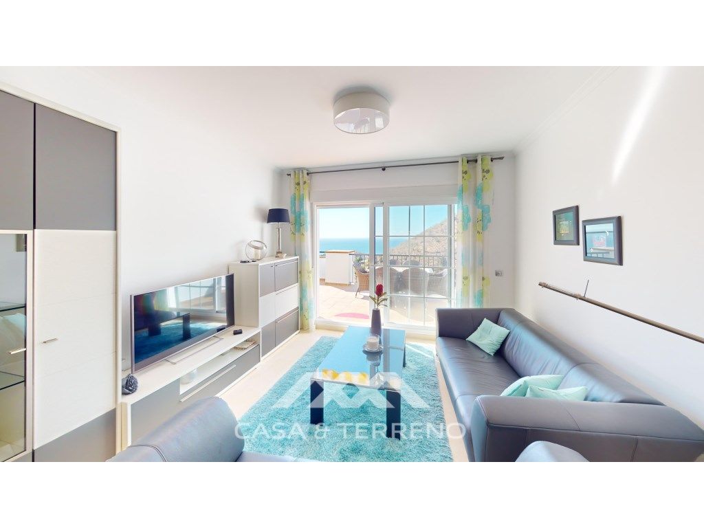 Living room of Attic for sale in Rincón de la Victoria  with Air Conditioner, Swimming Pool and Furnished