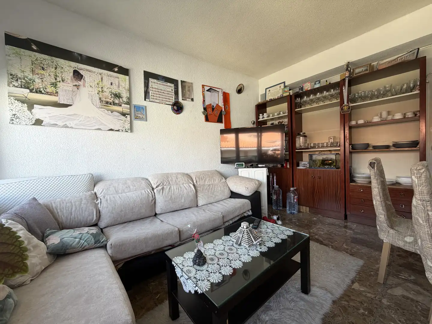 Sala de estar de Piso en venta en Colmenar Viejo con Calefacción, Terraza y Amueblado