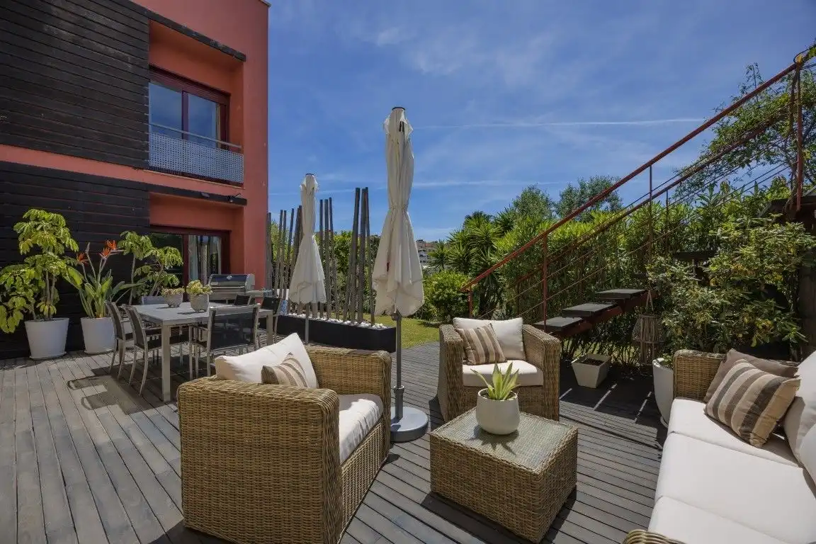 Terraza de Casa o chalet en venta en Benahavís con Aire acondicionado, Calefacción y Jardín privado