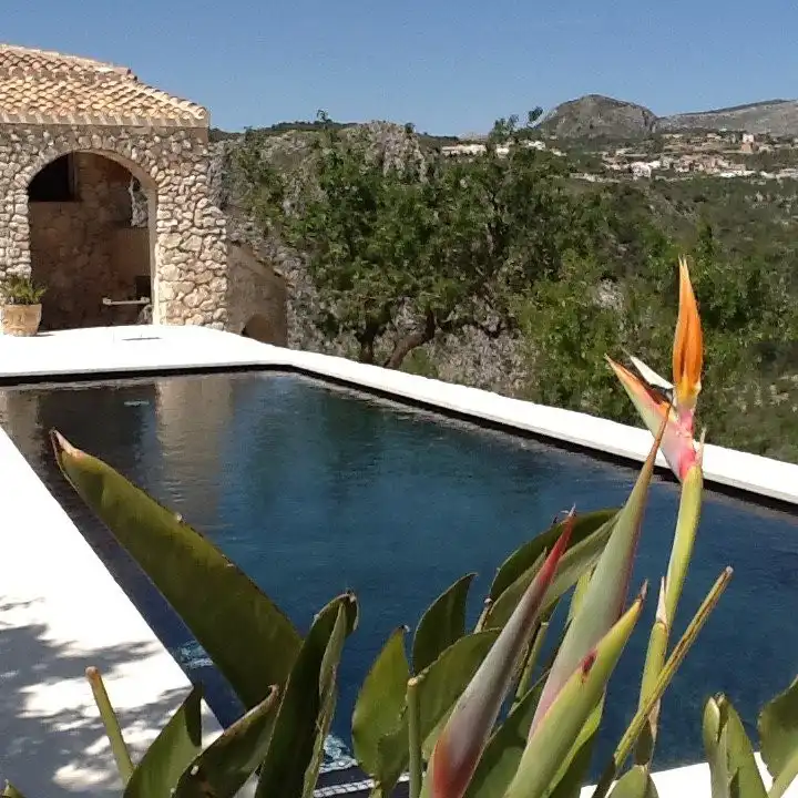 Piscina de Finca rústica en venda en Tàrbena