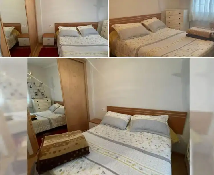 Bedroom of Flat for rent in Santiago de Compostela   with Furnished