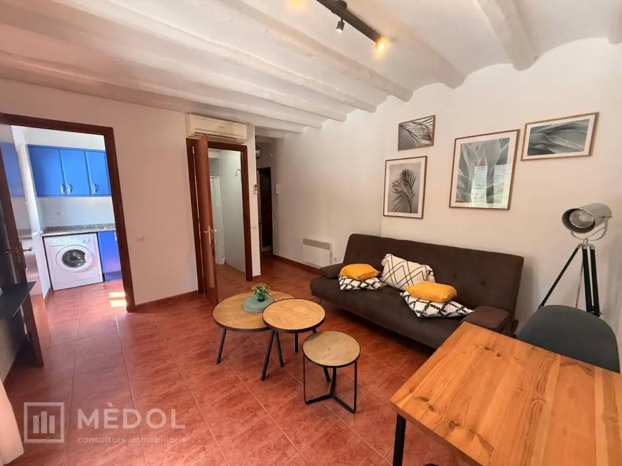 Living room of Flat for rent in Tarragona  with Air Conditioner and Furnished