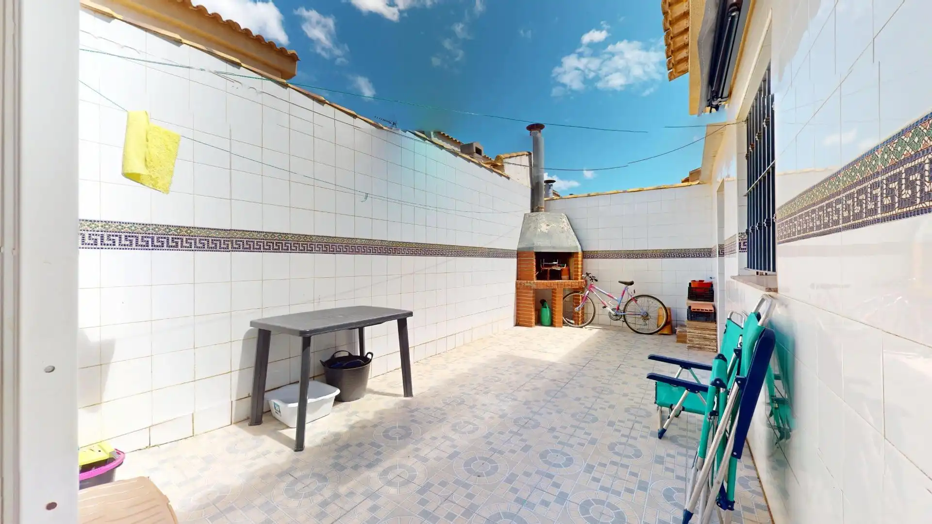 Terraza de Casa adosada en venta en Pilar de la Horadada con Aire acondicionado, Jardín privado y Terraza