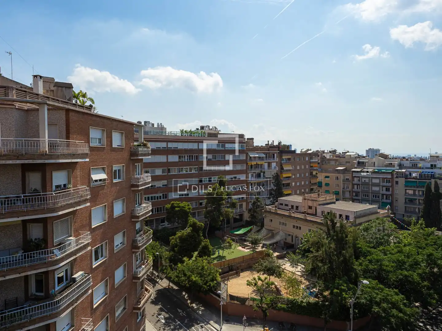 Exterior view of Flat for sale in Barcelona  with Air Conditioner, Heating and Parquet flooring