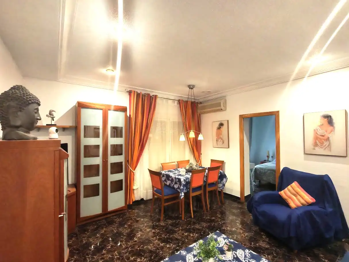 Dining room of Flat for rent in Elche / Elx  with Air Conditioner, Terrace and Furnished