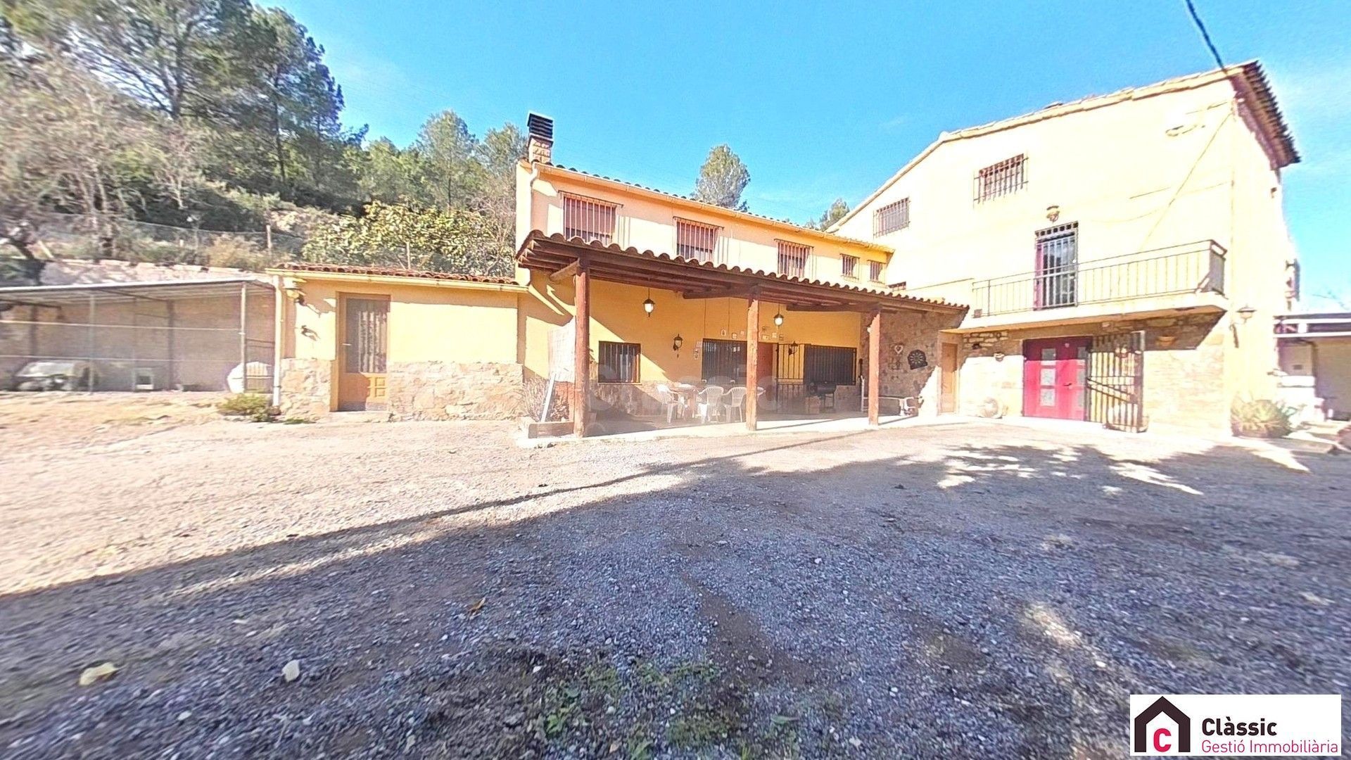 Exterior view of House or chalet for sale in Castellbell i el Vilar  with Air Conditioner, Heating and Swimming Pool