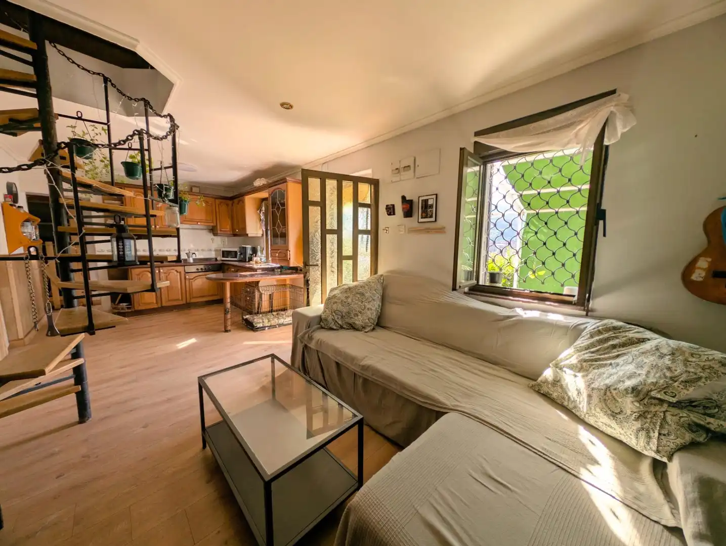 Sala de estar de Casa o chalet en venta en Mieres (Asturias) con Calefacción, Jardín privado y Terraza