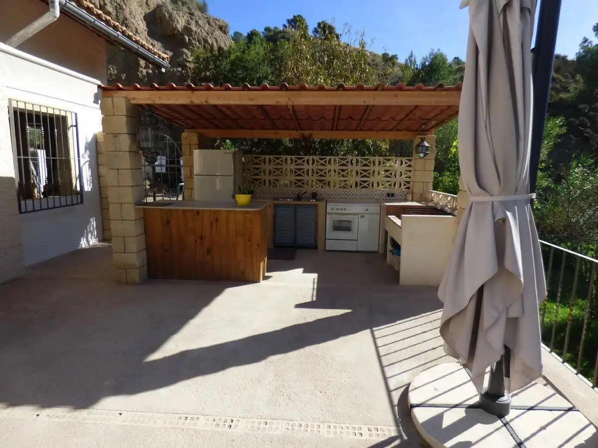 Terrassa de Casa o xalet en venda en Orxeta amb Calefacció, Jardí privat i Terrassa
