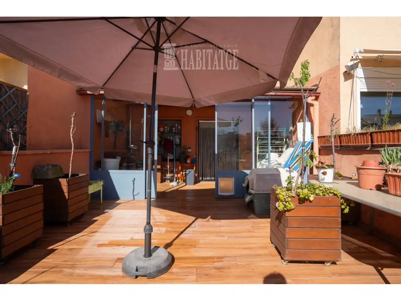 Terraza de Casa o chalet en venta en Santa Eugènia de Berga con Aire acondicionado, Calefacción y Parquet