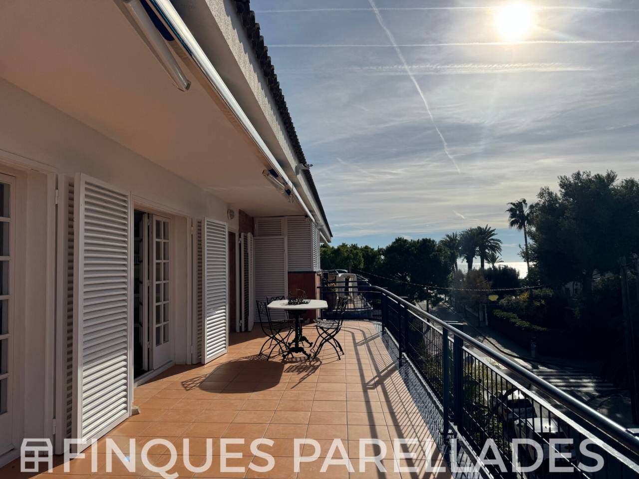 Terrasse von Dachboden zum verkauf in Sitges mit Klimaanlage, Heizung und Parkett