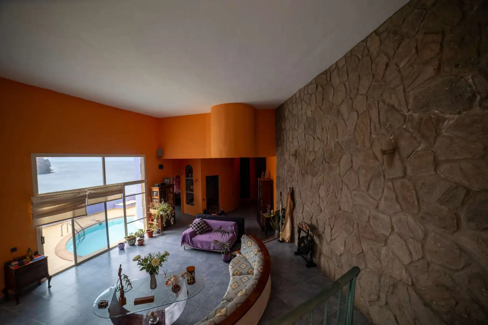 Living room of Detached homes for sale in Gáldar  with Terrace, Swimming Pool and Furnished